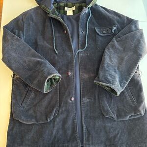 Vintage Men's Blue Corduroy Jacket